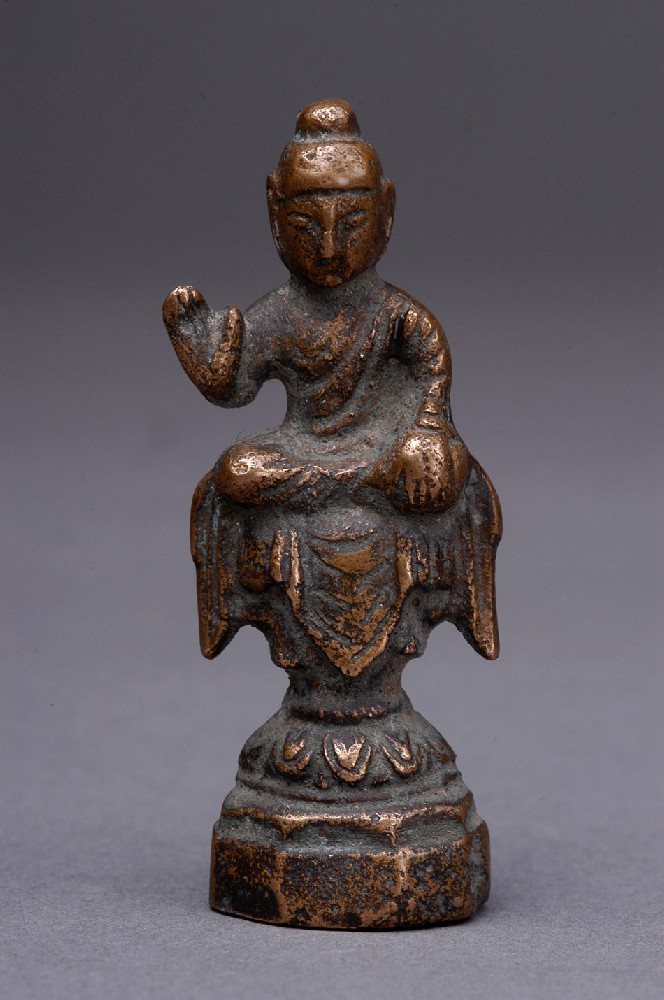 唐释迦牟尼铜造像