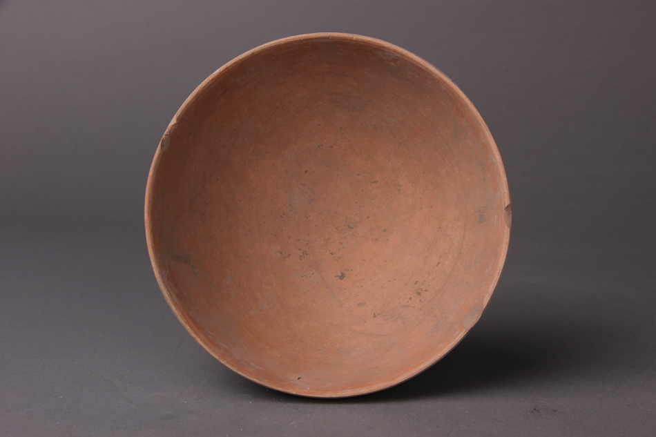 新石器时代仰韶文化半坡类型红陶圜底钵