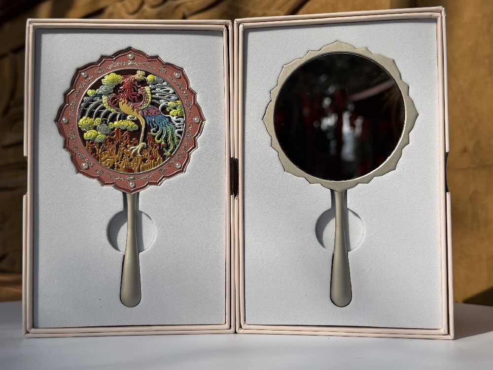 团凤手持镜